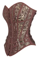 steampunk corset , steampunk corset top , corset top , steampunk bustier , halloween top , brocade corset dress , punk corset , steampunk fashion