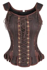 steampunk corset , steampunk corset top , corset top , steampunk bustier , halloween top , brocade corset dress , punk corset , steampunk fashion