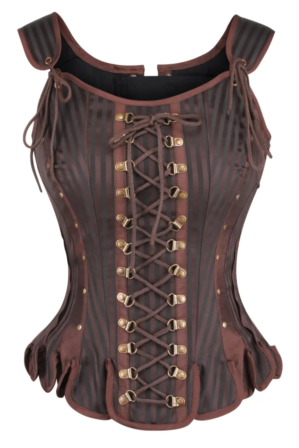 steampunk corset , steampunk corset top , corset top , steampunk bustier , halloween top , brocade corset dress , punk corset , steampunk fashion
