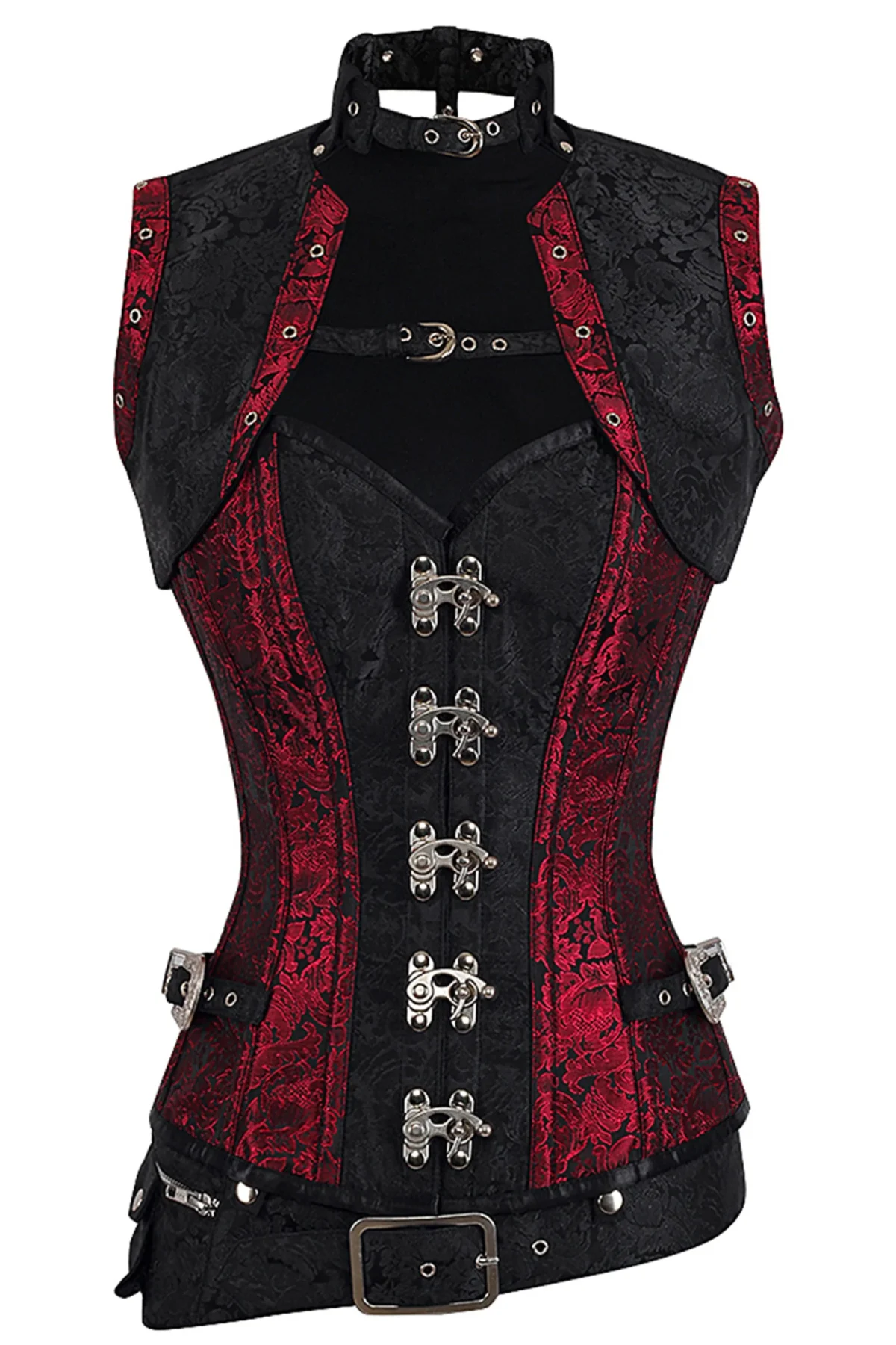 steampunk corset , steampunk corset top , corset top , steampunk bustier , halloween top , brocade corset dress , punk corset , steampunk fashion