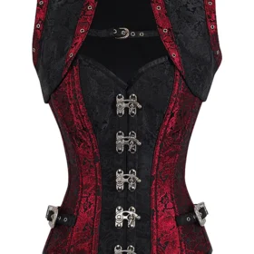 steampunk corset , steampunk corset top , corset top , steampunk bustier , halloween top , brocade corset dress , punk corset , steampunk fashion