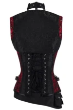 steampunk corset , steampunk corset top , corset top , steampunk bustier , halloween top , brocade corset dress , punk corset , steampunk fashion