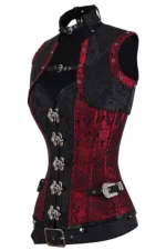 steampunk corset , steampunk corset top , corset top , steampunk bustier , halloween top , brocade corset dress , punk corset , steampunk fashion