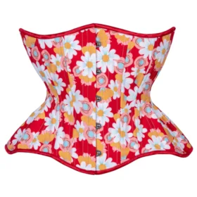 Daisies at Sunset Strapless Underbust Curvy Extreme Corset