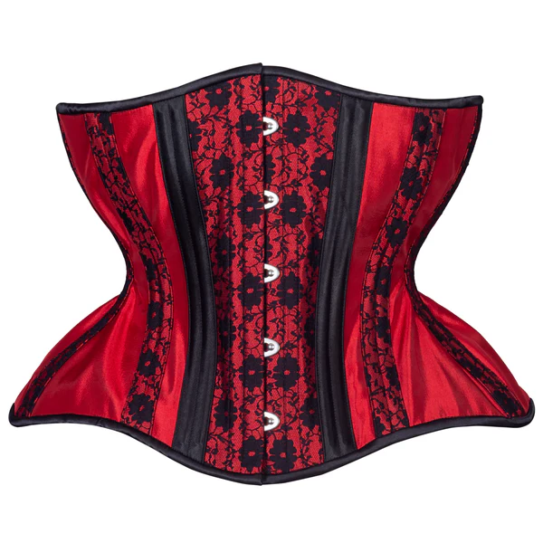 Sangria Lace Up Open Cup Curvy Extreme Corset