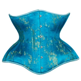 Curvy Extreme Corset Blue Ocean Straight Corset Regular Gemini Silhouette