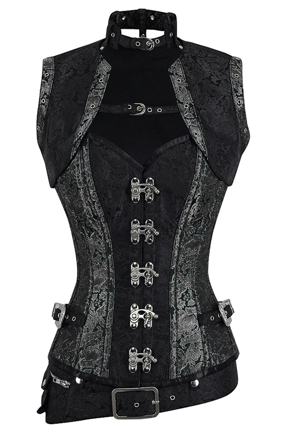 steampunk corset , steampunk corset top , corset top , steampunk bustier , halloween top , brocade corset dress , punk corset , steampunk fashion