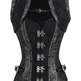 steampunk corset , steampunk corset top , corset top , steampunk bustier , halloween top , brocade corset dress , punk corset , steampunk fashion