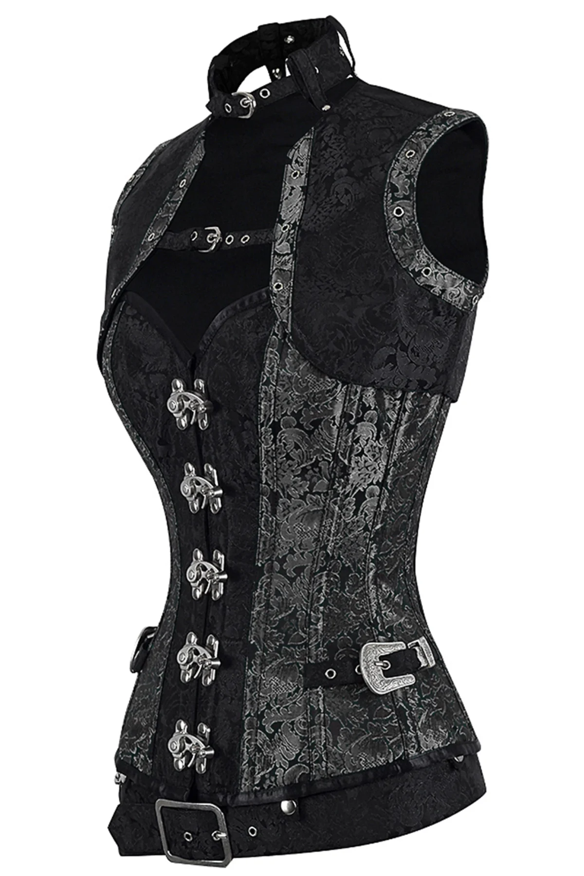 steampunk corset , steampunk corset top , corset top , steampunk bustier , halloween top , brocade corset dress , punk corset , steampunk fashion