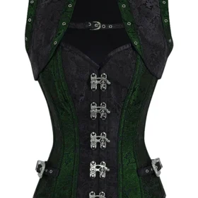 steampunk corset , steampunk corset top , corset top , steampunk bustier , halloween top , brocade corset dress , punk corset , steampunk fashion