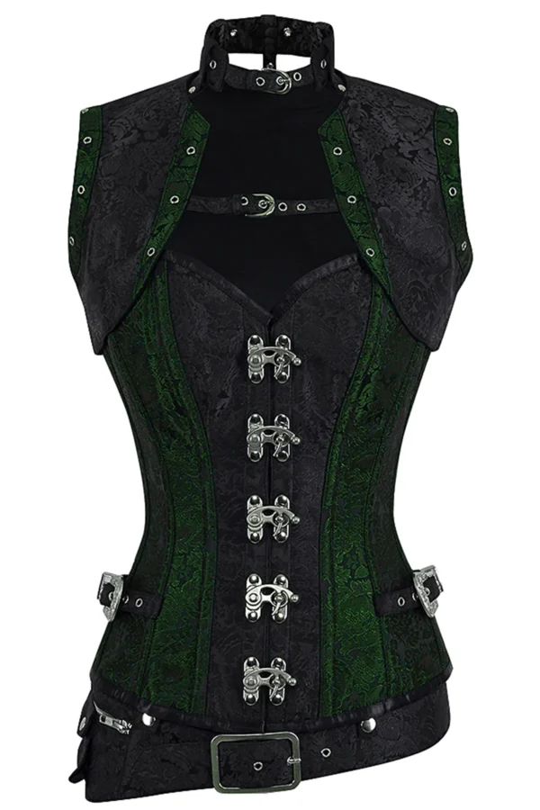 steampunk corset , steampunk corset top , corset top , steampunk bustier , halloween top , brocade corset dress , punk corset , steampunk fashion