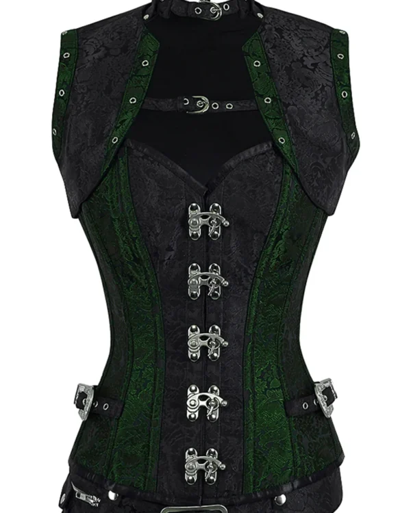 steampunk corset , steampunk corset top , corset top , steampunk bustier , halloween top , brocade corset dress , punk corset , steampunk fashion