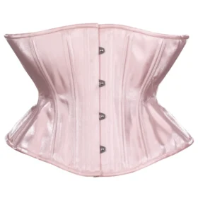 Pink Ballet Slipper Underbust Lace Up Curvy Extreme Corset