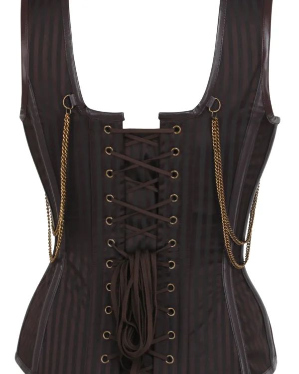 steampunk corset , steampunk corset top , corset top , steampunk bustier , halloween top , brocade corset dress , punk corset , steampunk fashion