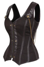 steampunk corset , steampunk corset top , corset top , steampunk bustier , halloween top , brocade corset dress , punk corset , steampunk fashion