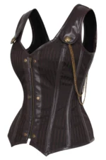 steampunk corset , steampunk corset top , corset top , steampunk bustier , halloween top , brocade corset dress , punk corset , steampunk fashion