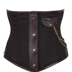 steampunk corset , steampunk corset top , corset top , steampunk bustier , halloween top , brocade corset dress , punk corset , steampunk fashion