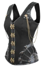 steampunk corset , steampunk corset top , corset top , steampunk bustier , halloween top , brocade corset dress , punk corset , steampunk fashion