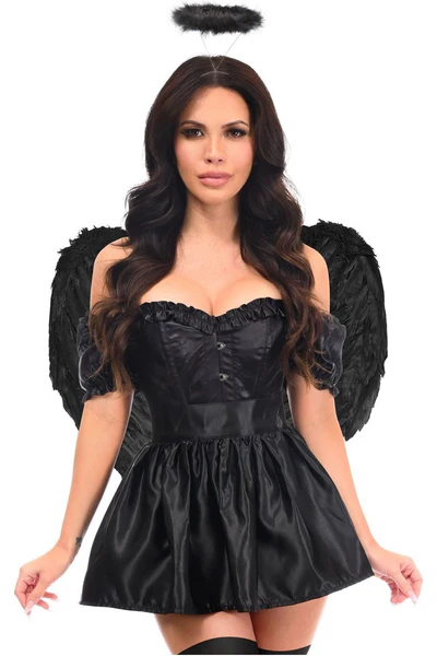 Dark Angel/Devil Halloween Corset Top Dress Costume