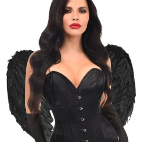 Gothic Angel Premium Halloween Corset Dress Costume