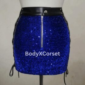 Turn heads at your next festival or rave with this fierce and fabulous Denim Overbust Corset with Fringes — a bold mix of western flair, Y2K sass, and serious waist sculpting power.  Handcrafted for comfort and style, this steel boned denim corset features flattering overbust support and playful fringe details that move as you dance. Whether you're pairing it with high-rise shorts, a maxi skirt, or layering it over a sheer top, this custom-made plus size corset is built to shape your curves and elevate your summer vibe.  Perfect for festival fashion, rave outfits, or just showing off your bold, confident energy!  🛠️ Construction & Materials: Made from high-quality denim fabric—soft, breathable, and summer-ready  Reinforced with 24 spiral steel bones for strong yet flexible waist support  Inner layer is cotton-lined for skin comfort and sweat absorption  Back lace-up closure with durable grommets for custom tightening  Structured with a flat steel front busk to ensure secure shaping and bust lift  Handmade and tailored to your measurements for a perfect, body-hugging fit  ✨ Design & Features: Overbust corset style—offers bust support without needing a bra  Eye-catching denim fabric gives casual-cool vibes with an edgy twist  Fringe detailing adds drama and movement—perfect for dancing at raves or festivals  Custom sizing available for plus size and all body types  Great as a statement top or as part of a layered rave/festival outfit  Shapes the waist beautifully while still being breathable and flexible  Whether you're headed to a summer concert, a themed party, or just love bold fashion, this denim waist trainer corset with fringe brings fun and functionality together in one stunning piece.