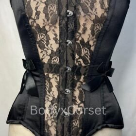 Plus Size Waist Cincher Instant Shape Mesh Corset Top