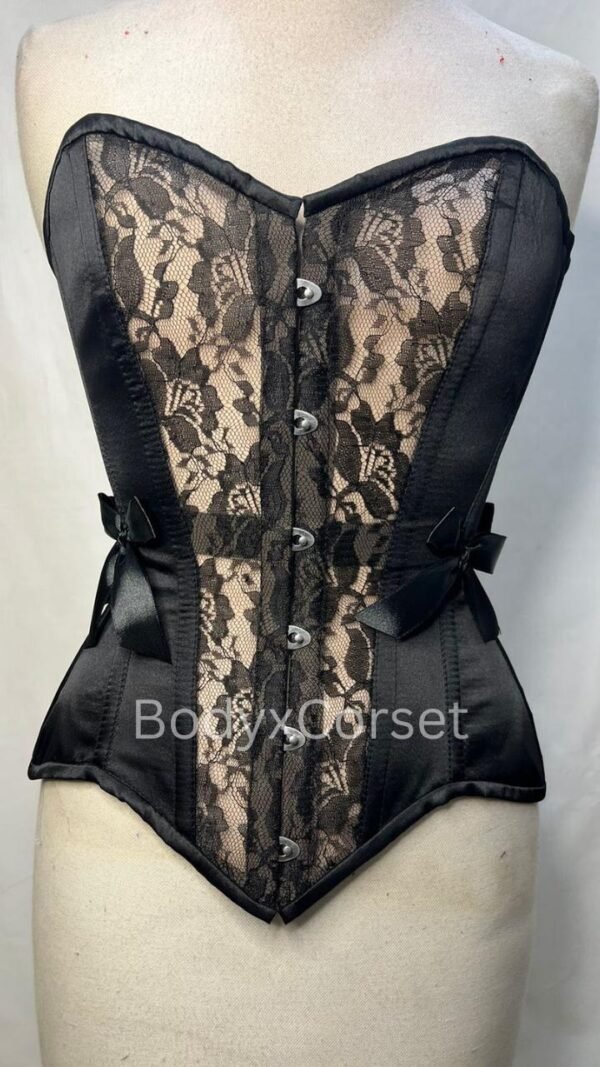 Plus Size Waist Cincher Instant Shape Mesh Corset Top