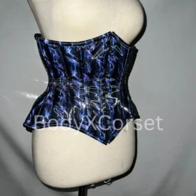 Holographic Steel Boned Underbust Corset – Waist Trainer