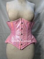 Holographic Pink Underbust Corset