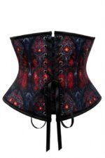 Gothic Stained Glass Underbust Corset for Women curvycorset.com