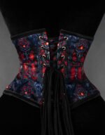 Gothic Stained Glass Underbust Corset for Women curvycorset.com